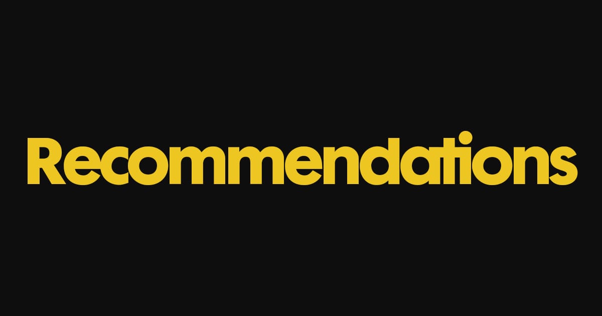 Recommendations